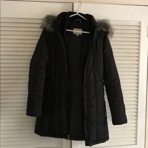 Black Nautica long winter coat